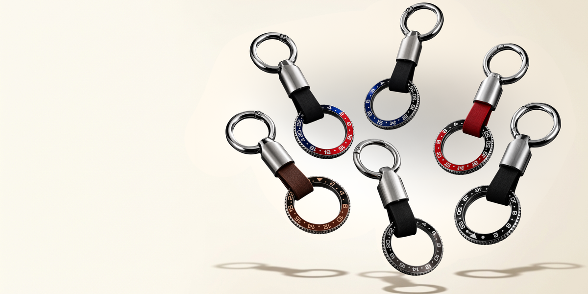 All six Bezelle keychain colourways