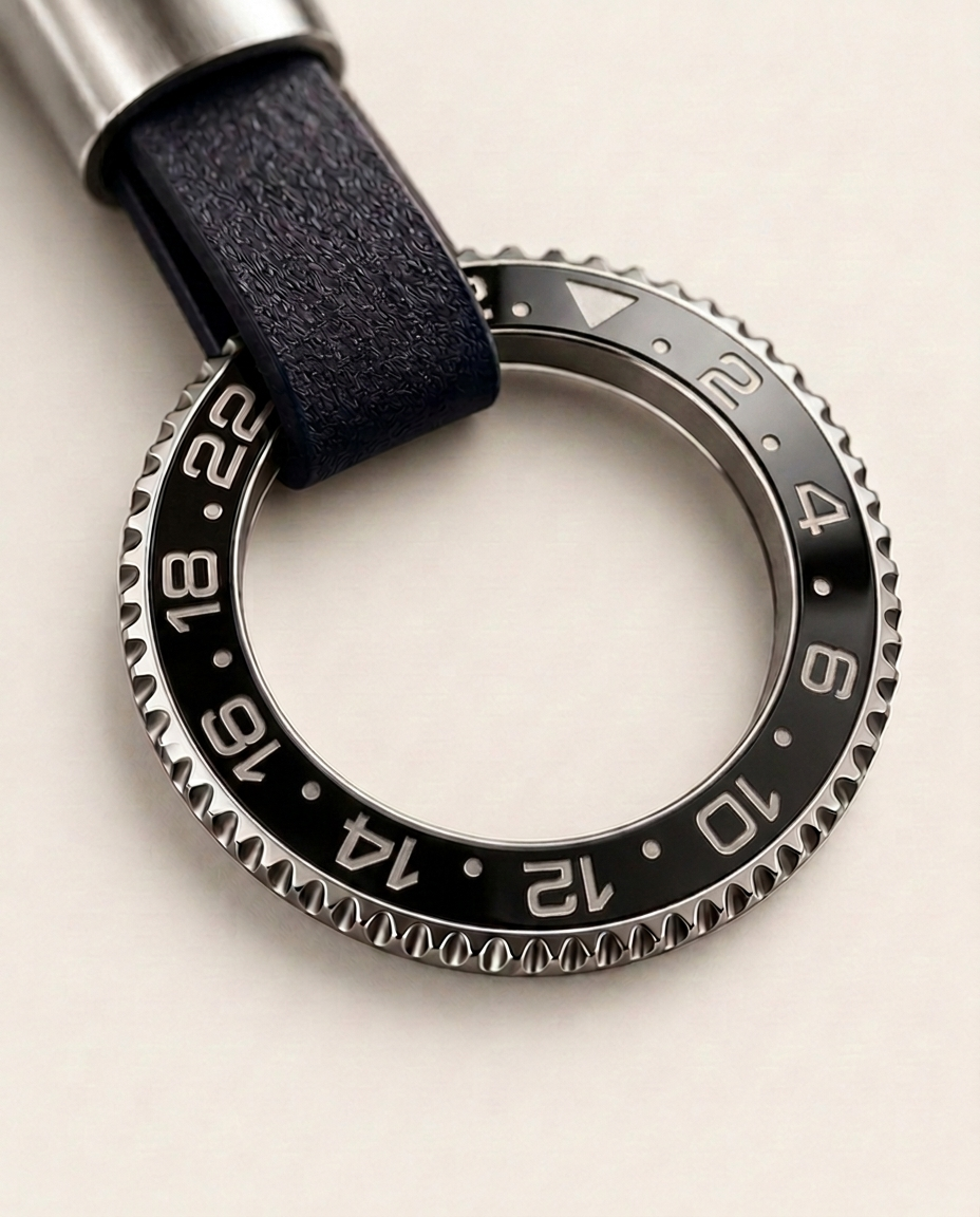 The Bezelle Keychain, Noir